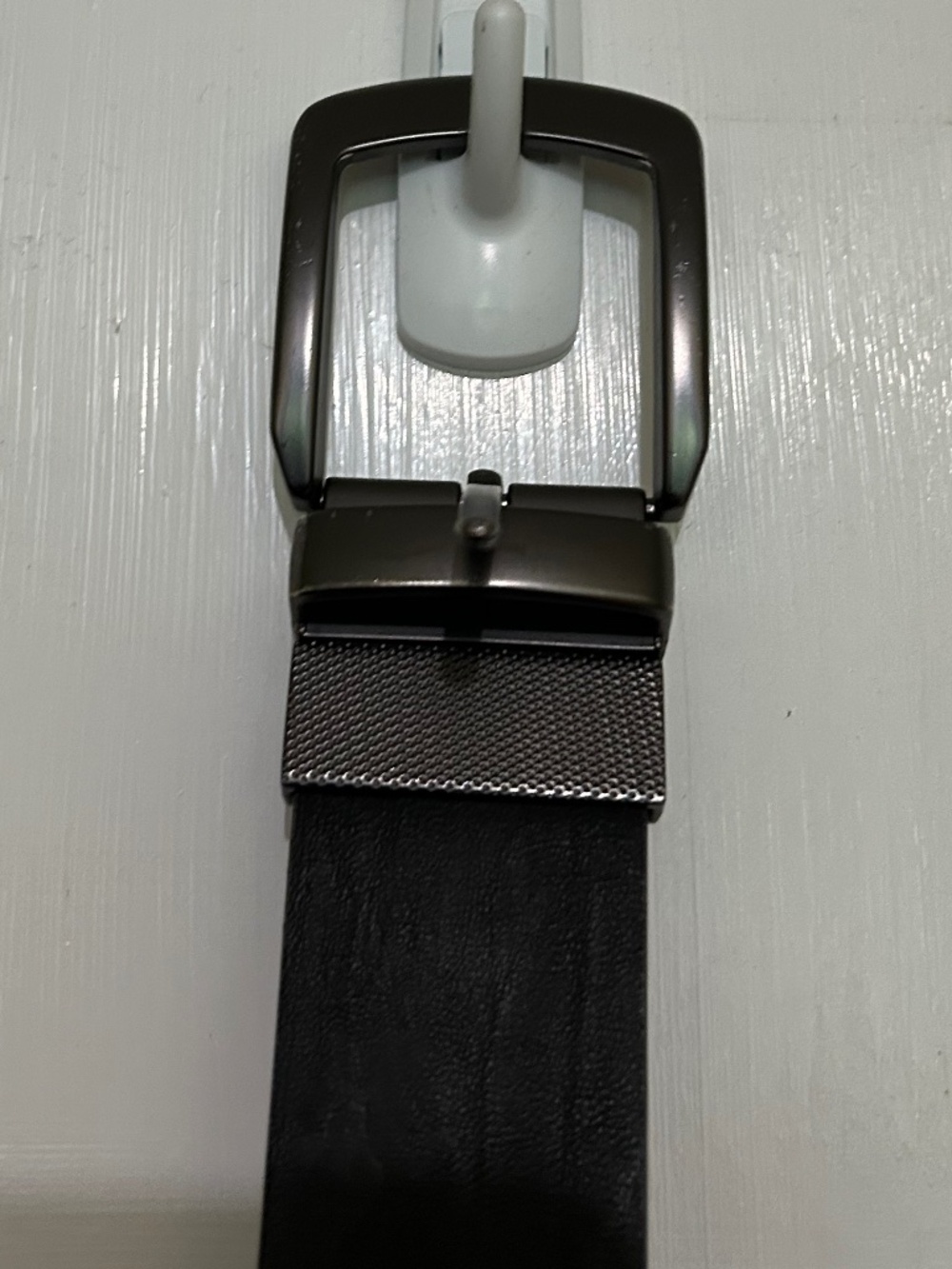 Belt, Imitation Leather, Black, 2X 46-48